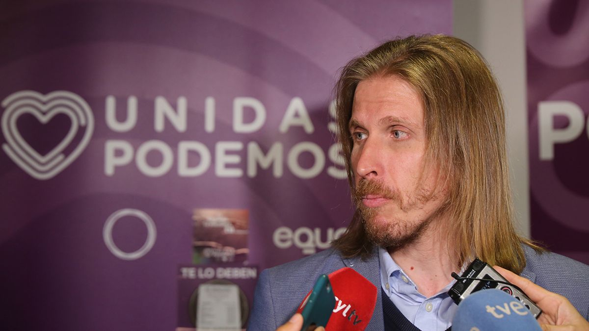 Pablo Fernández es el líder de la formación en Castilla y León. | L.N.C.
