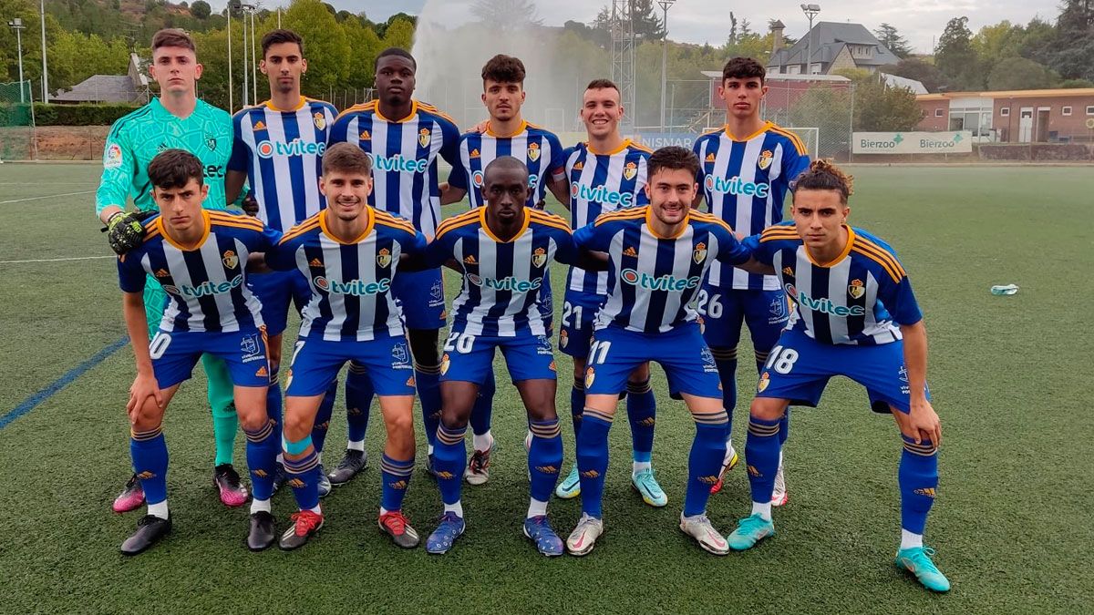 Once inicial que presentó el filial de la Ponferradina. | SDP