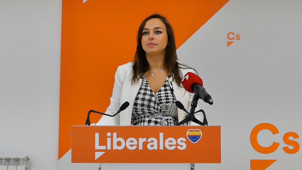 Gemma Villarroel durante la rueda de prensa de presentación de la propuesta para los planes provinciales. | L.N.C.
