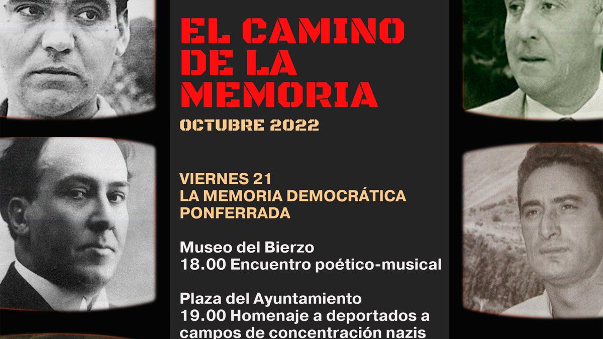 Parte del cartel de las actividades que se realizarán en estos encuentros.