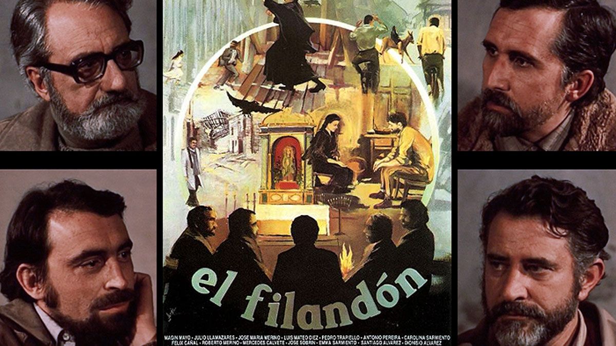 Portada y personajes de la película ‘El Filandón. | L.N.C.