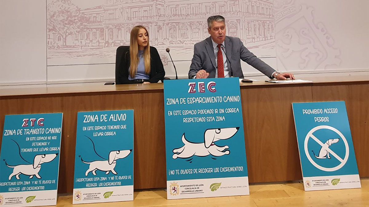 Amanda González y Luis Miguel García Copete presentaron las intervenciones en las ZEC. | L.N.C.