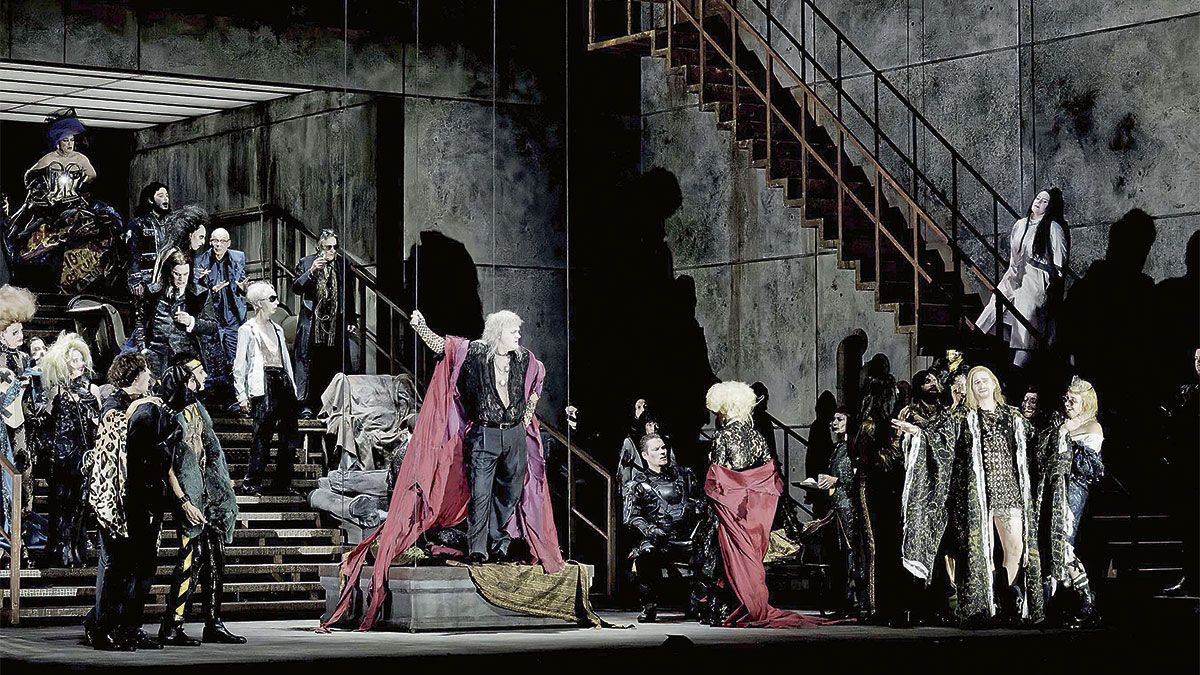Una imagen de la ópera de Strauss ‘Salomé’ en el ampuloso montaje de Lydia Steier. |  L.N.C.