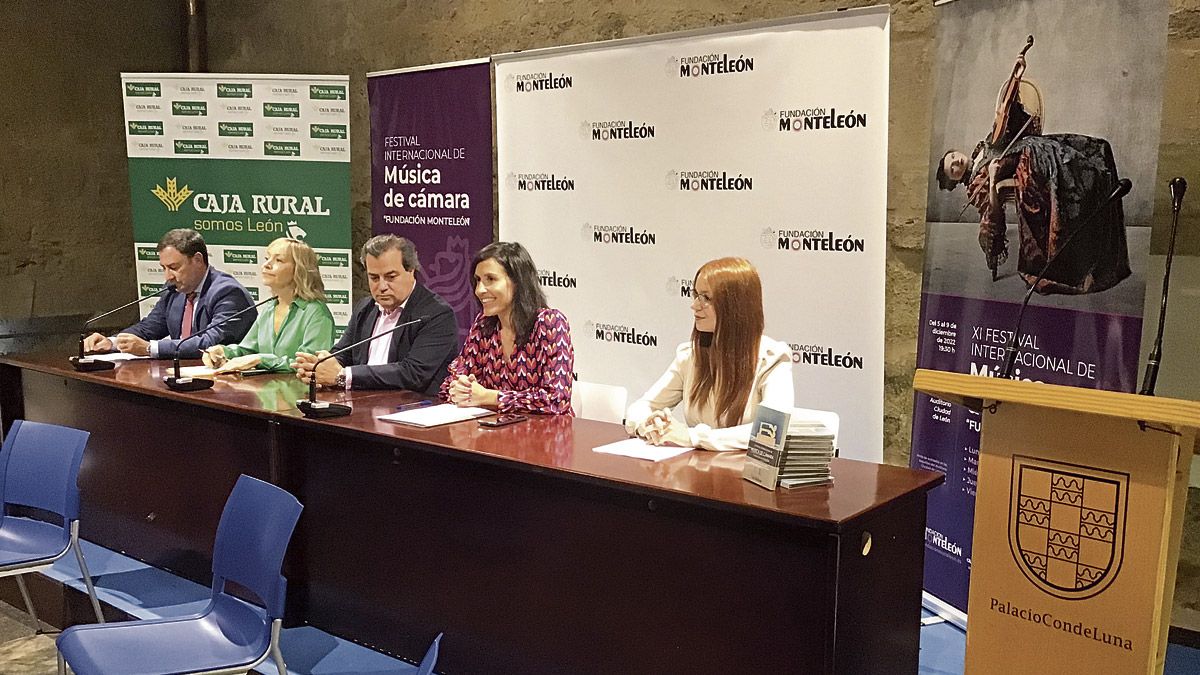 Un momento de la presentación del Festival en el Palacio del Conde Luna.