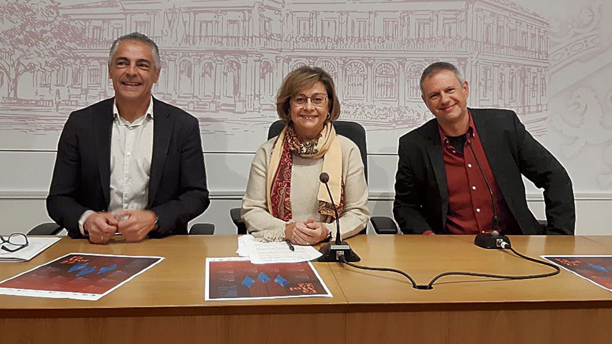 Isidoro Martínez, Evelia Fernández y Daniel Salvador de Madariaga. | L.N.C.