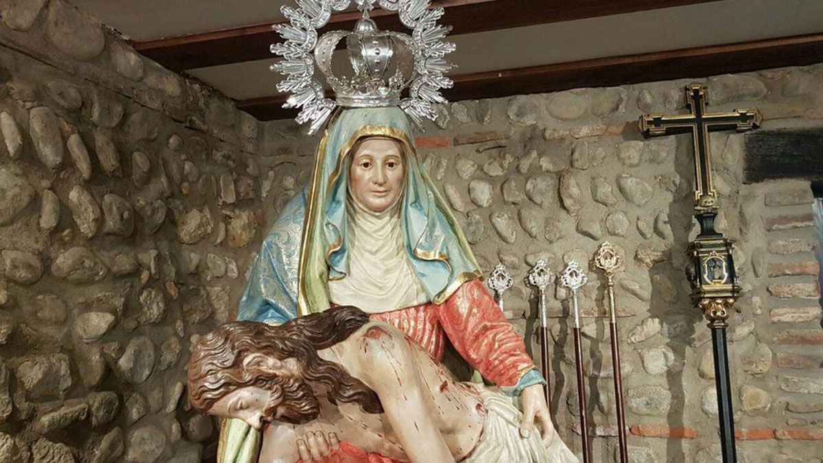Nuestra Señora de la Piedad y Ánimas del Santo Malvar. | L.N.C.