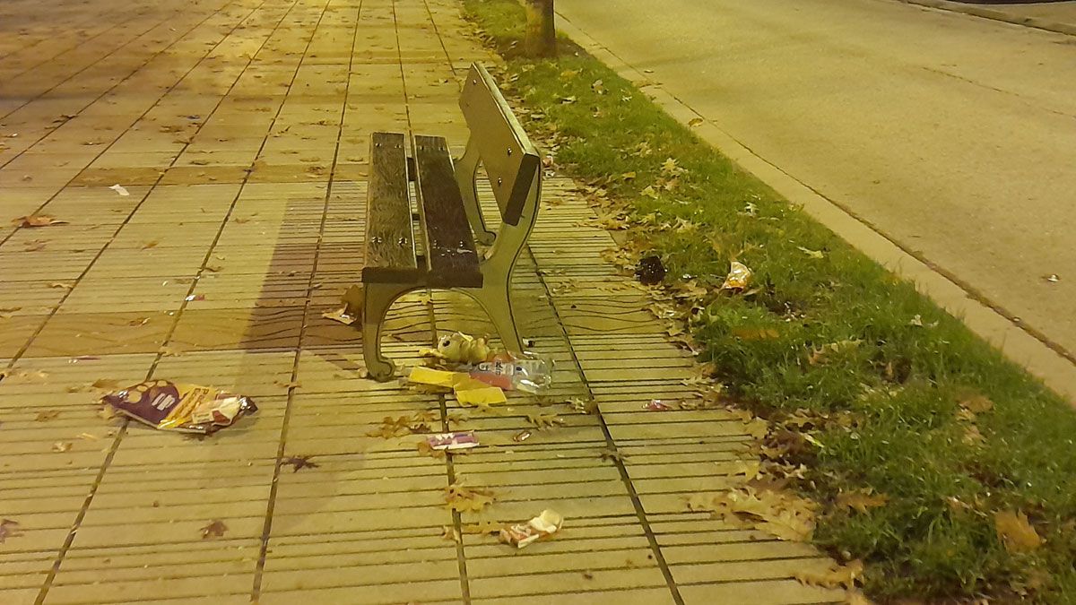 La avenida de La Martina fue una de las más afectadas. | MAR IGLESIAS La avenida de La Martina fue una de las más afectadas. | MAR IGLESIAS