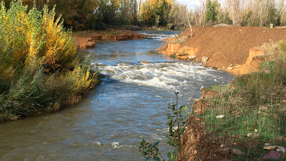 Consecuencia de la extracción de gravas en el río Bernesga. | RPN