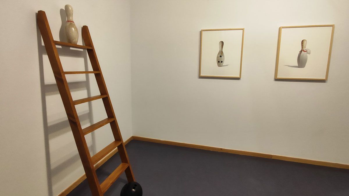 Una de las obras de la exposición.