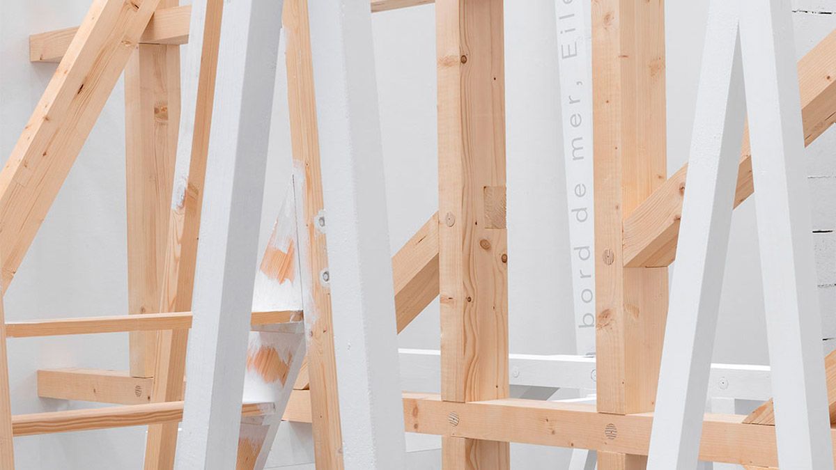 Vista de la intervención de la artista portuguesa Fernanda Fragateiro en la FCAYC. | ANOTNIO JORGA-SILVA