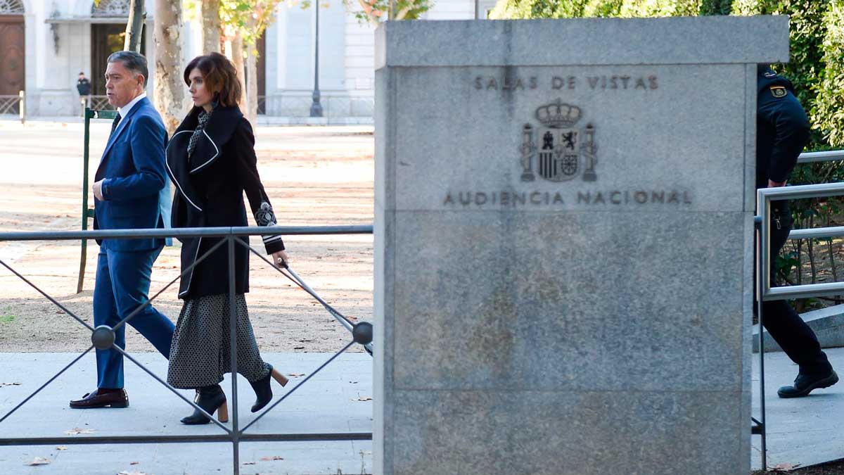 El expresidente de la Diputación Martín Marcos Martínez a su llegada a la Audiencia Nacional. | EP