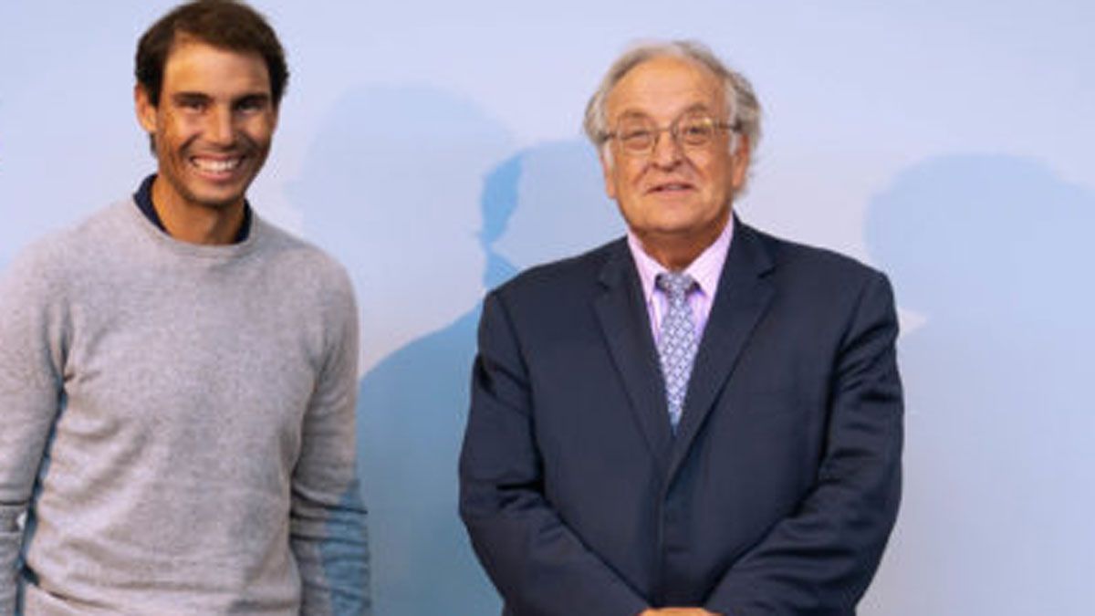 Álvarez de Mon, junto a Rafa Nadal. | L.N.C.