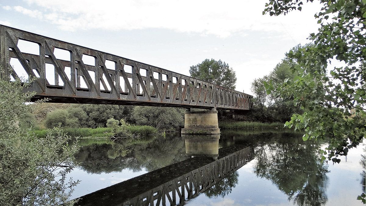 Río Órbigo a su paso por la localidad de Cebrones del Río. | LUIS SOLERA SELVI