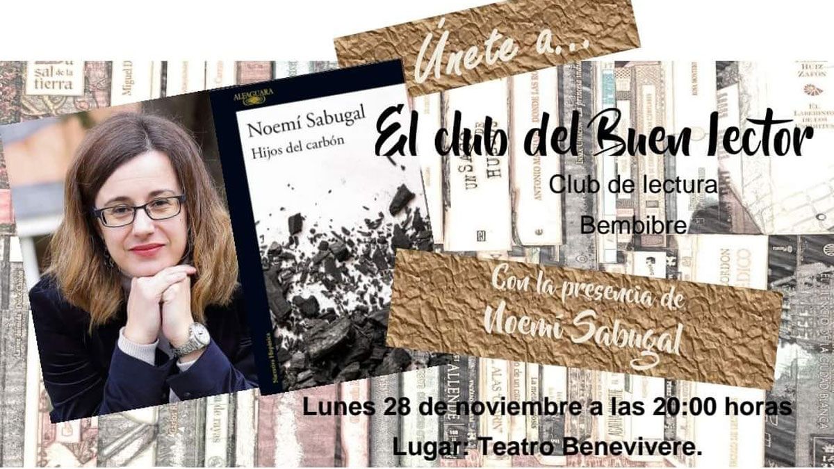 Noemí Sabugal estará en Bembibre hablando de su libro.