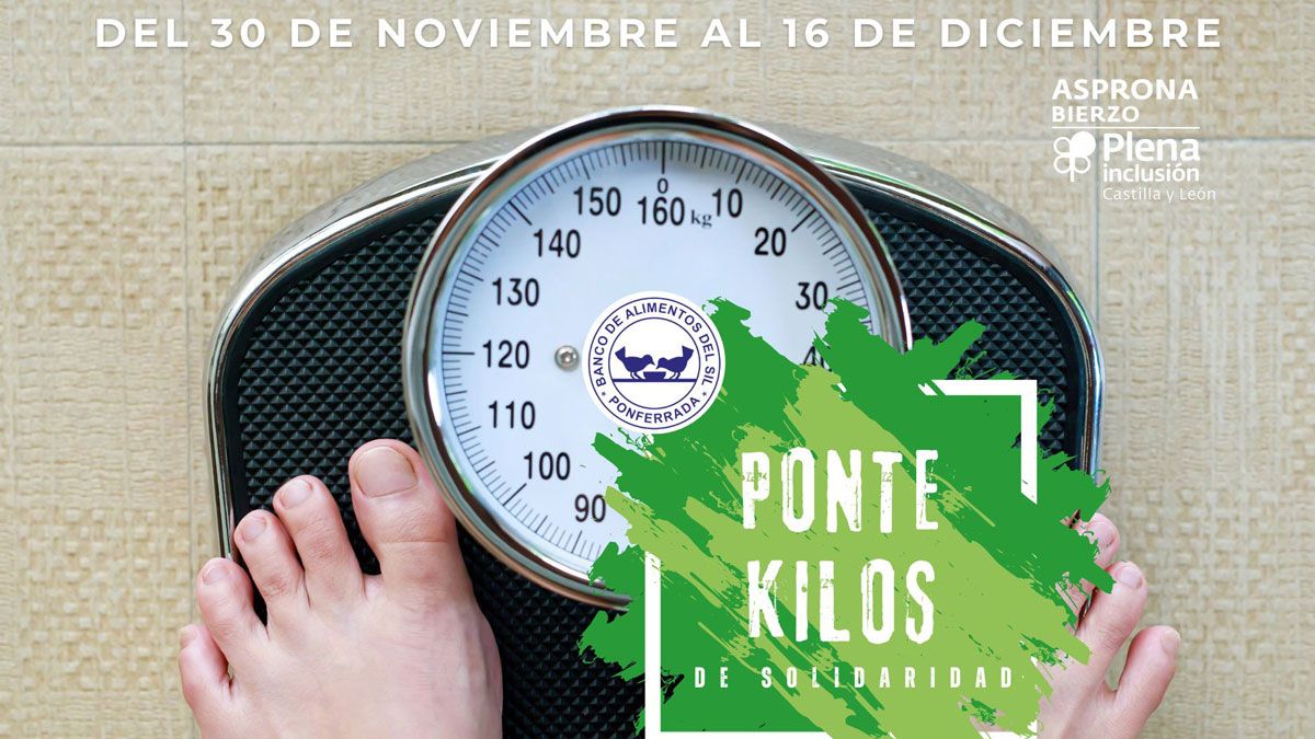 Cartel de la campaña ‘Ponte kilos de solidaridad’