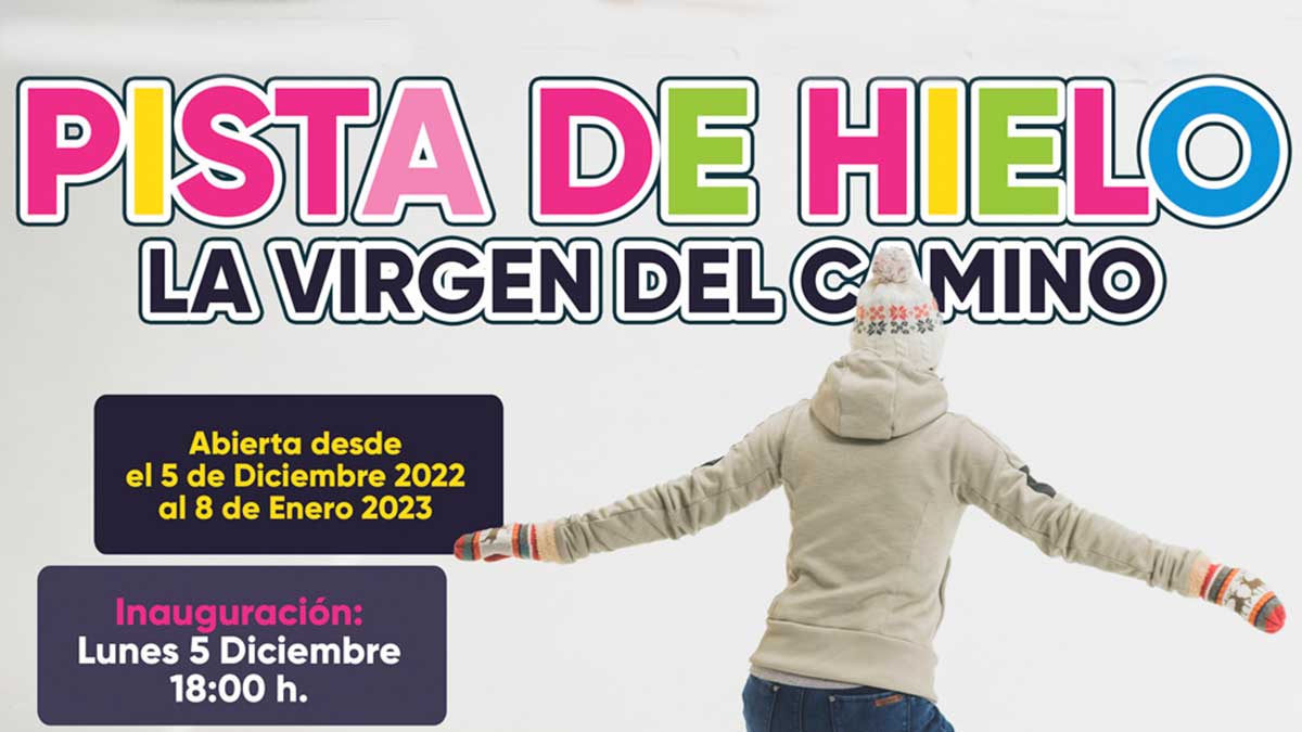Cartel promocional de la pista de hielo. | L.N.C. Cartel promocional de la pista de hielo. | L.N.C.