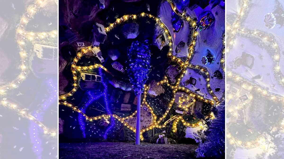 Decorado navideño de La Mata de Bérbula. | L.N.C.