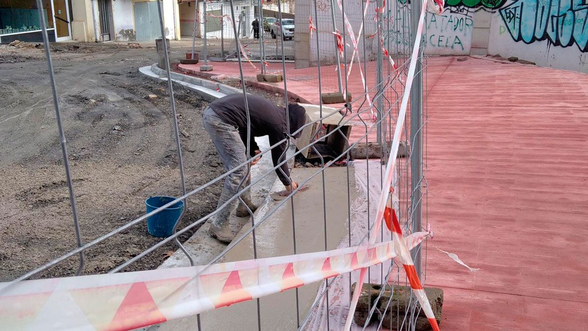 Algunas de las obras que se están ejecutando en la ciudad.