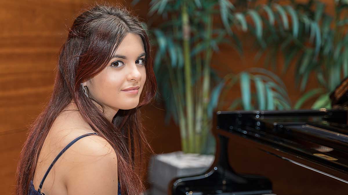 La pianista de Castellón que actúa este sábado, María José Járrega. | L.N.C.