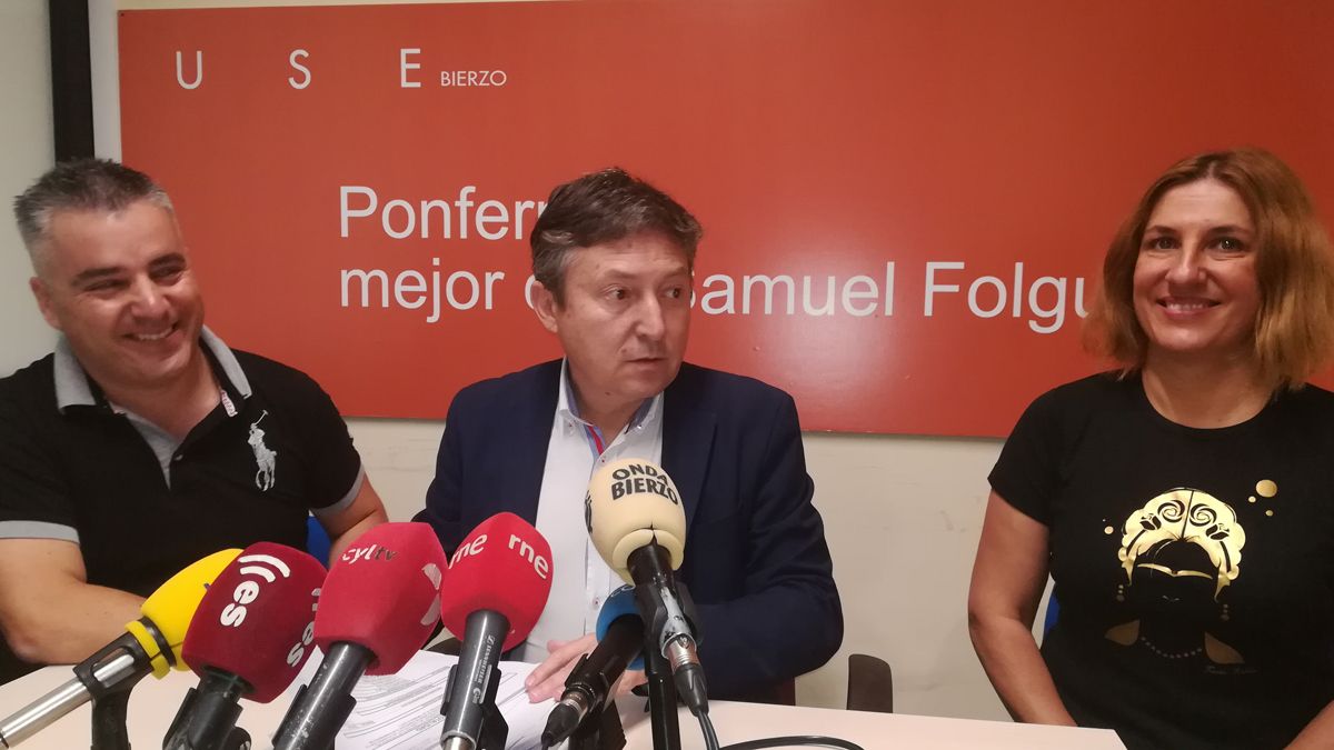 Samuel Folgueral es el portavoz de USE en el Ayuntamiento de Ponferrada.