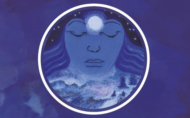 Ilustración de la portada de 'Miradas de luna'. | L.N.C. Ilustración de la portada de 'Miradas de luna'. | L.N.C.