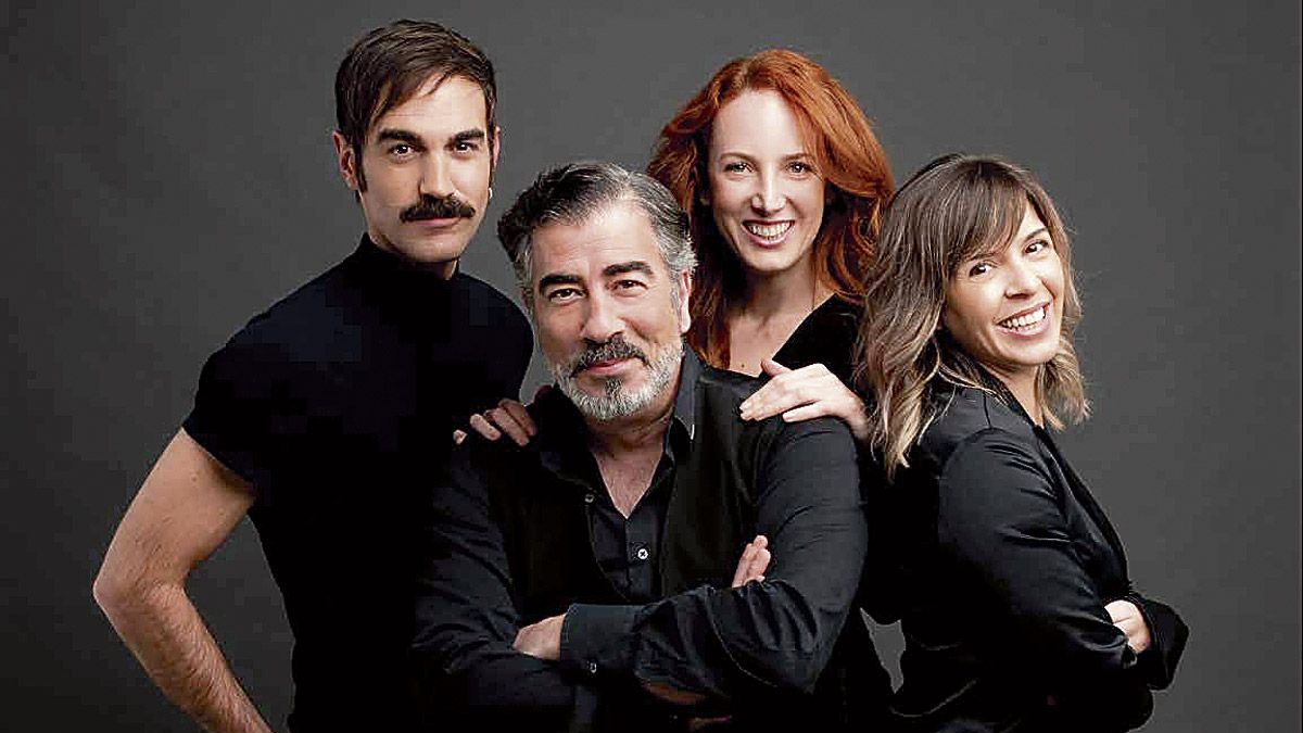 Jon Plazaola, Agustín Jiménez, Rebeca Sala y Mara Guil son los protagonistas de ‘Un Oscar para Óscar’. Jon Plazaola, Agustín Jiménez, Rebeca Sala y Mara Guil son los protagonistas de ‘Un Oscar para Óscar’.