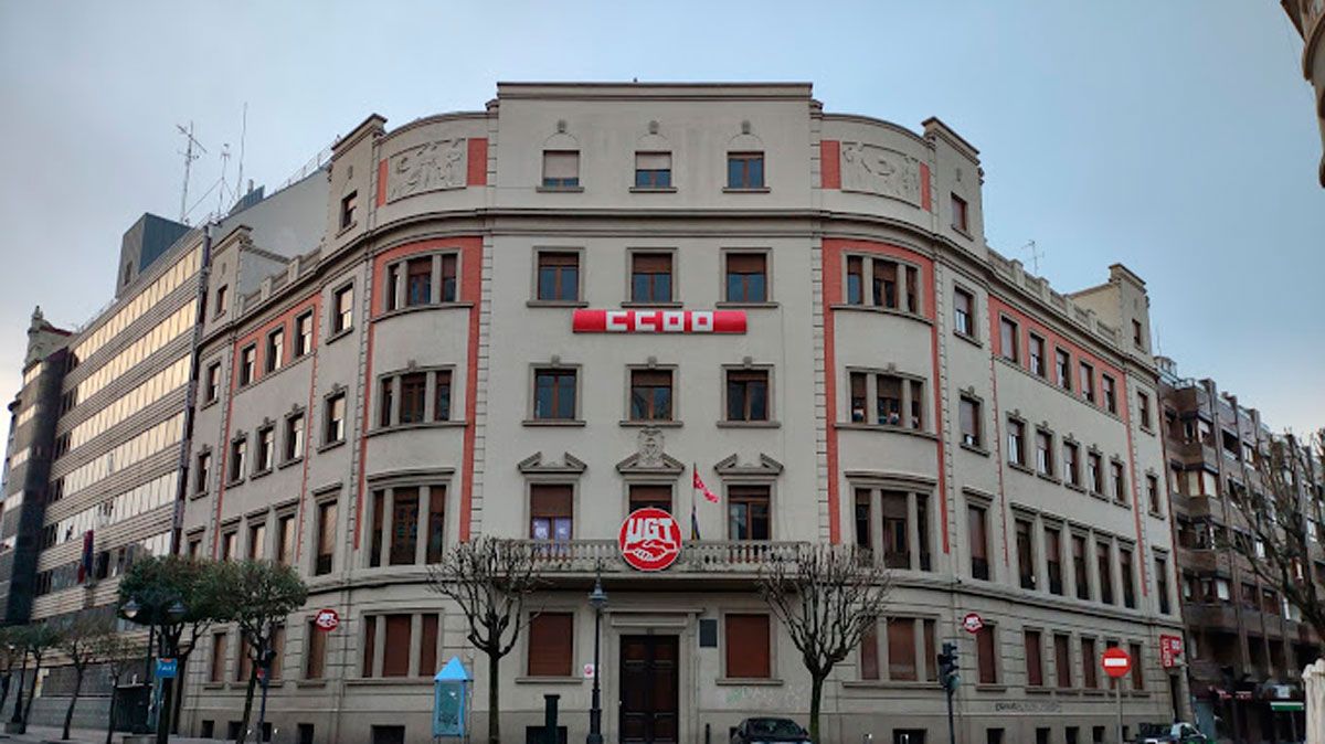 Imagen de archivo de la sede de CCOO en León. | L.N.C. Imagen de archivo de la sede de CCOO en León. | L.N.C.