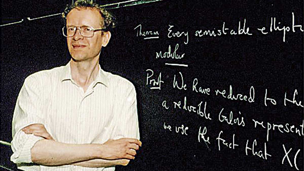 Andrew Wiles alcanzó la fama mundial en 1993 por exponer la demostración del último teorema de Fermat. | L.N.C. Andrew Wiles alcanzó la fama mundial en 1993 por exponer la demostración del último teorema de Fermat. | L.N.C.