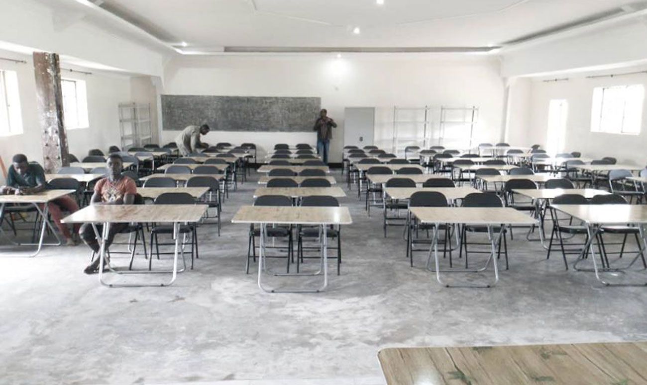 Una de las salas construidas. | Cáritas