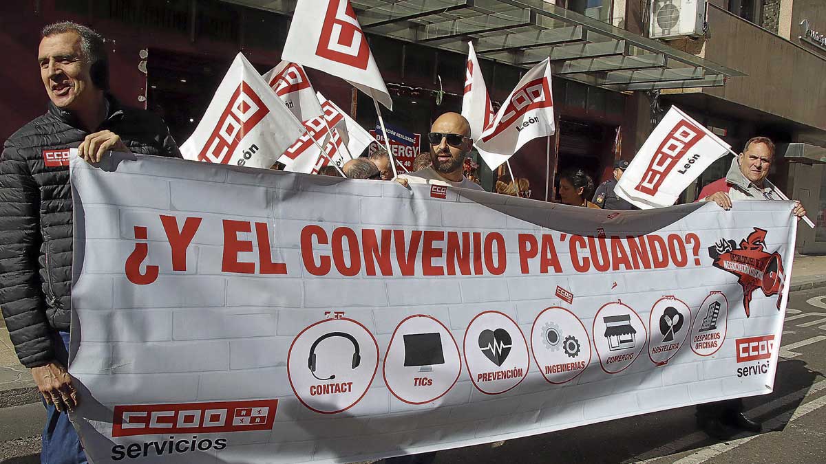 Manifestación por la justicia salarial del pasado mes de octubre. | ICAL