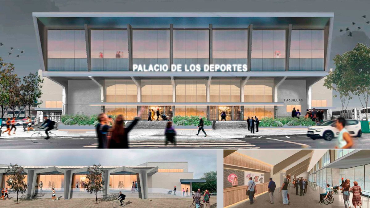 Imagen de la propuesta ganadora del concurso de ideas para el Palacio de los Deportes. | LNC