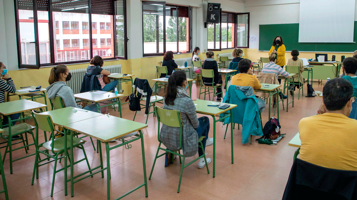 Imagen de archivo de un aula escolar. | L.N.C.