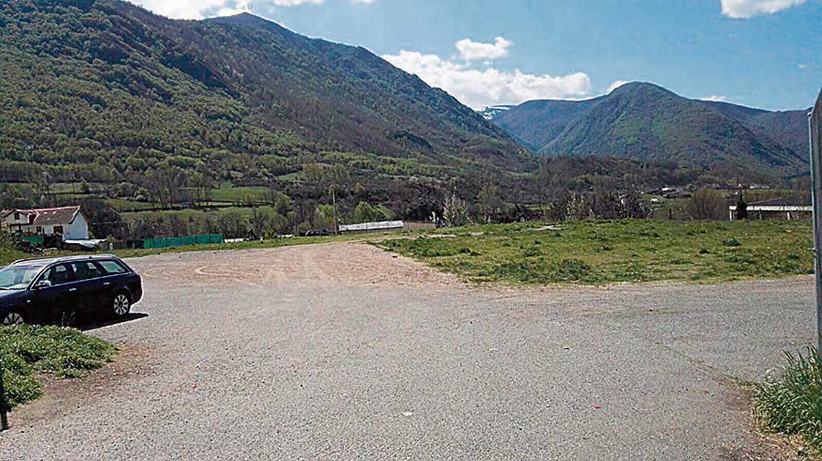 Imagen del terreno donde se iba a ubicar el Parador de Turismo. | L.N.C.