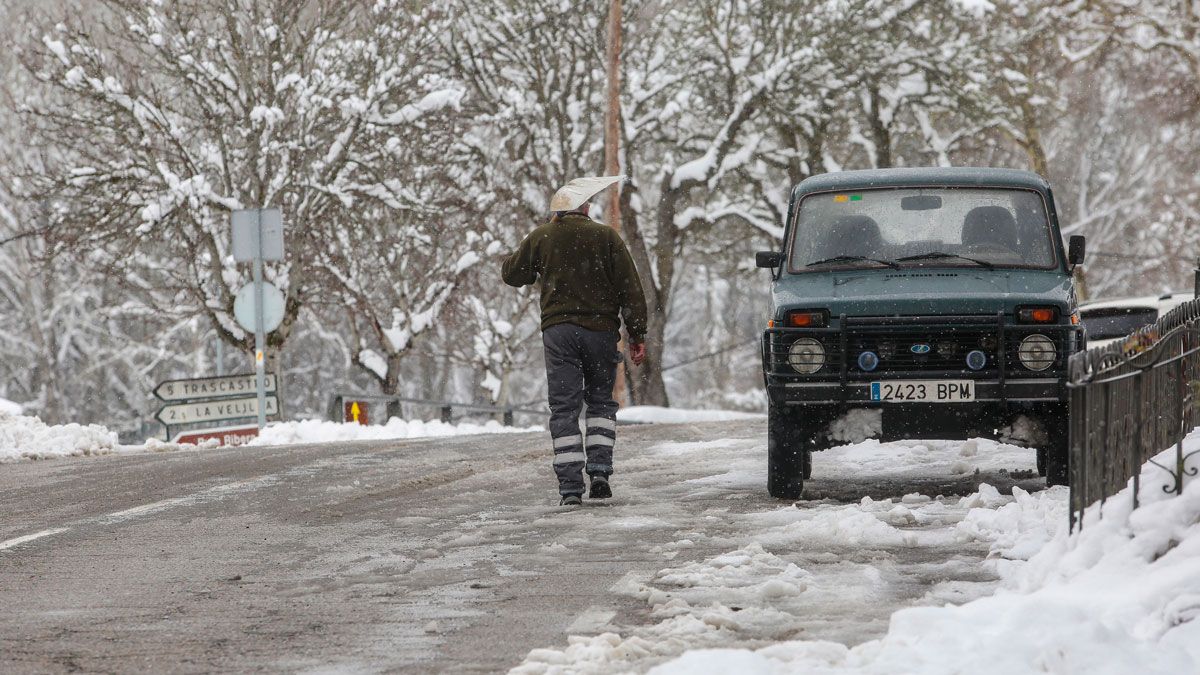 Nieve en la provincia leonesa tras las inclemencias del tiempo estos  últimos días | ICAL