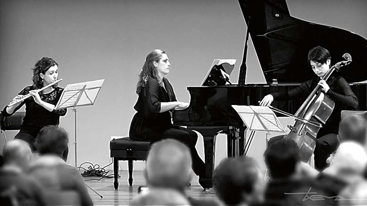 El trío Adartia aborda la relación de las mujeres con la música desde una doble vertiente, como intérpretes y compositoras; actuará el día 4 de marzo. | L.N.C.