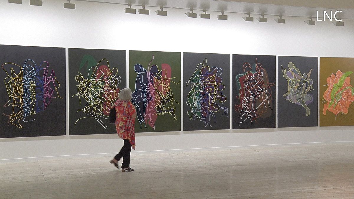 Imagen de la exposición de Esteban Tranche ‘Errantes y otras figuraciones’ inaugurada en mayo. | LAURA PASTORIZA