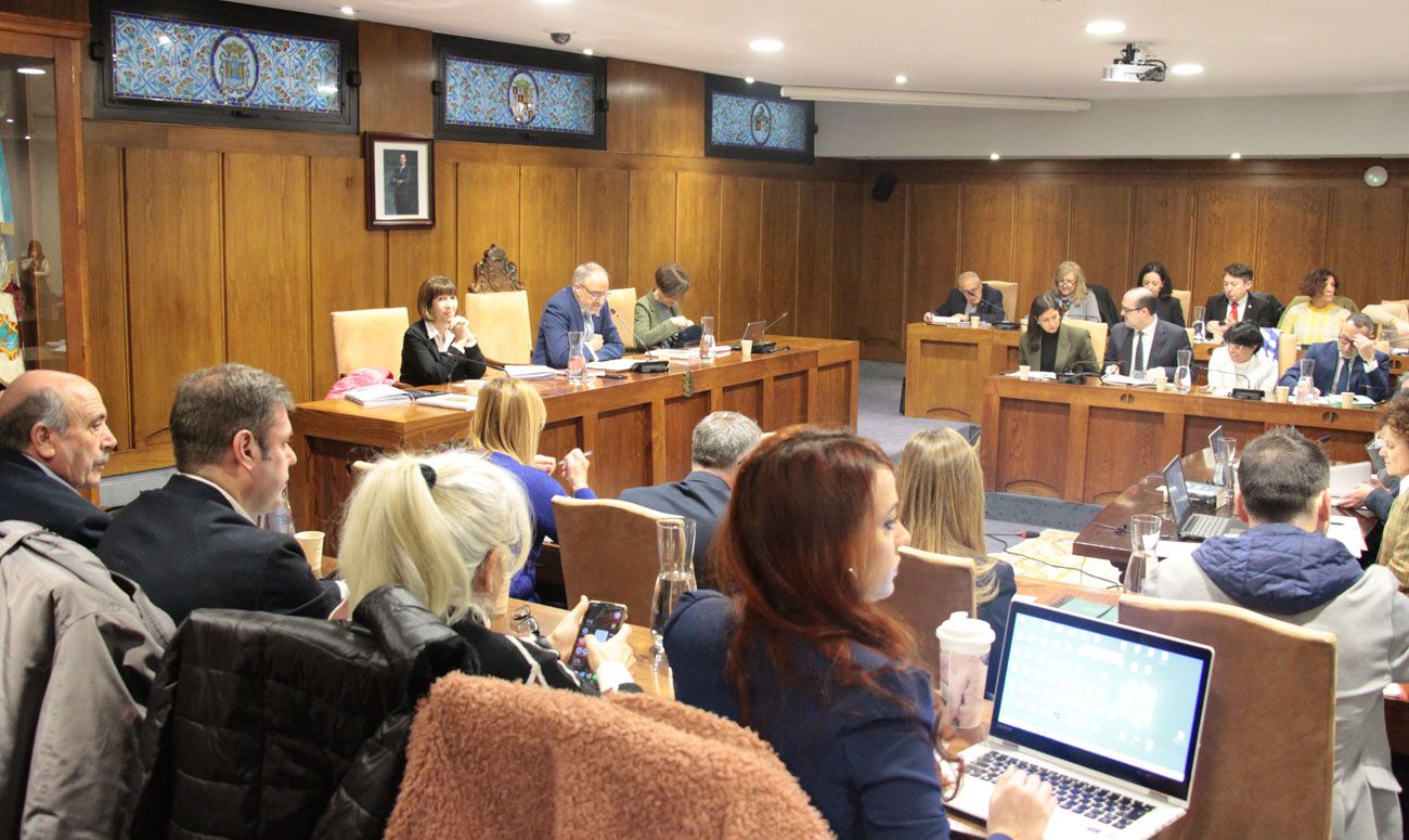 Sesión plenaria celebrada en el Ayuntamiento de Ponferrada.