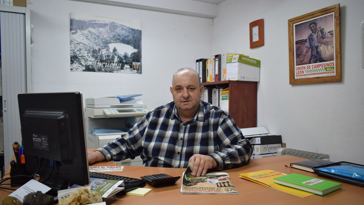 El presidente de UCCL en León, Juan Antonio Rodríguez. | A. RODRÍGUEZ