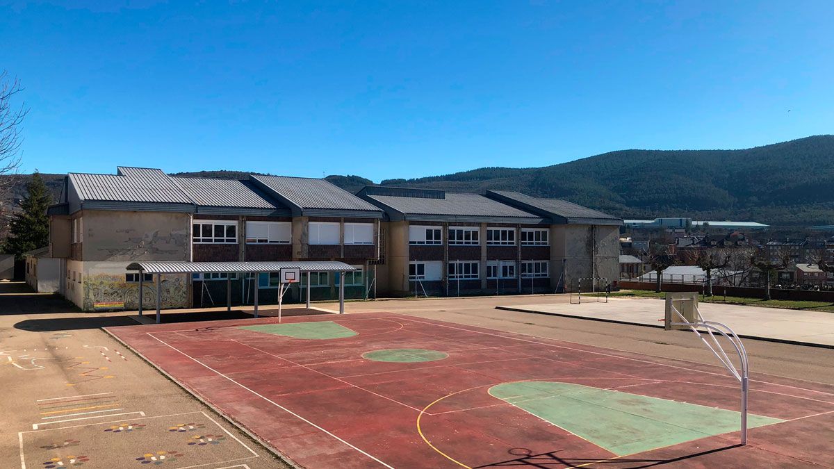 Colegio La Cortina, objeto de la actuación.