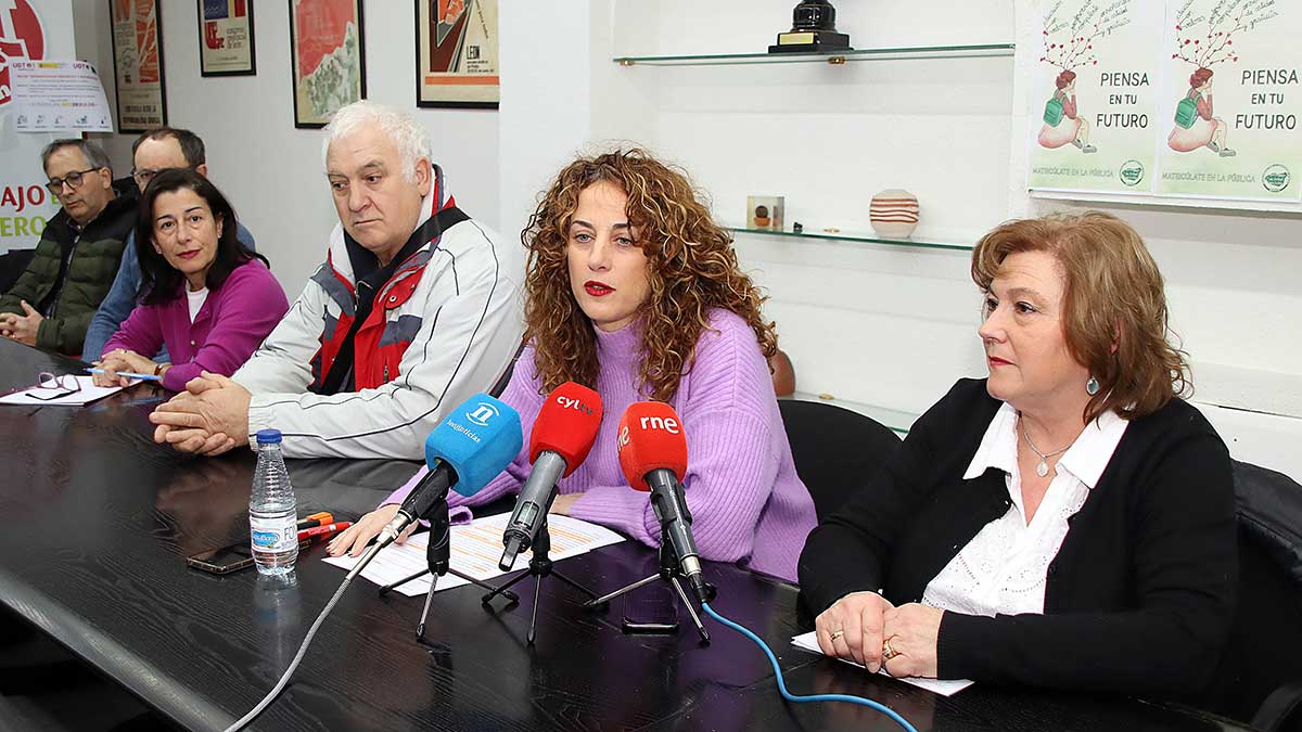 Rueda de prensa del Comité de Empresa de Personal Laboral de Educación. | ICAL