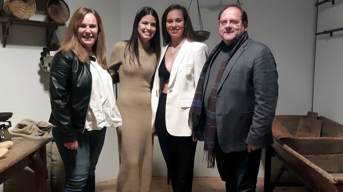 Carmen Macho, Ainara Miguélez, Bárbara García y Javier Carrera. | L.N.C.