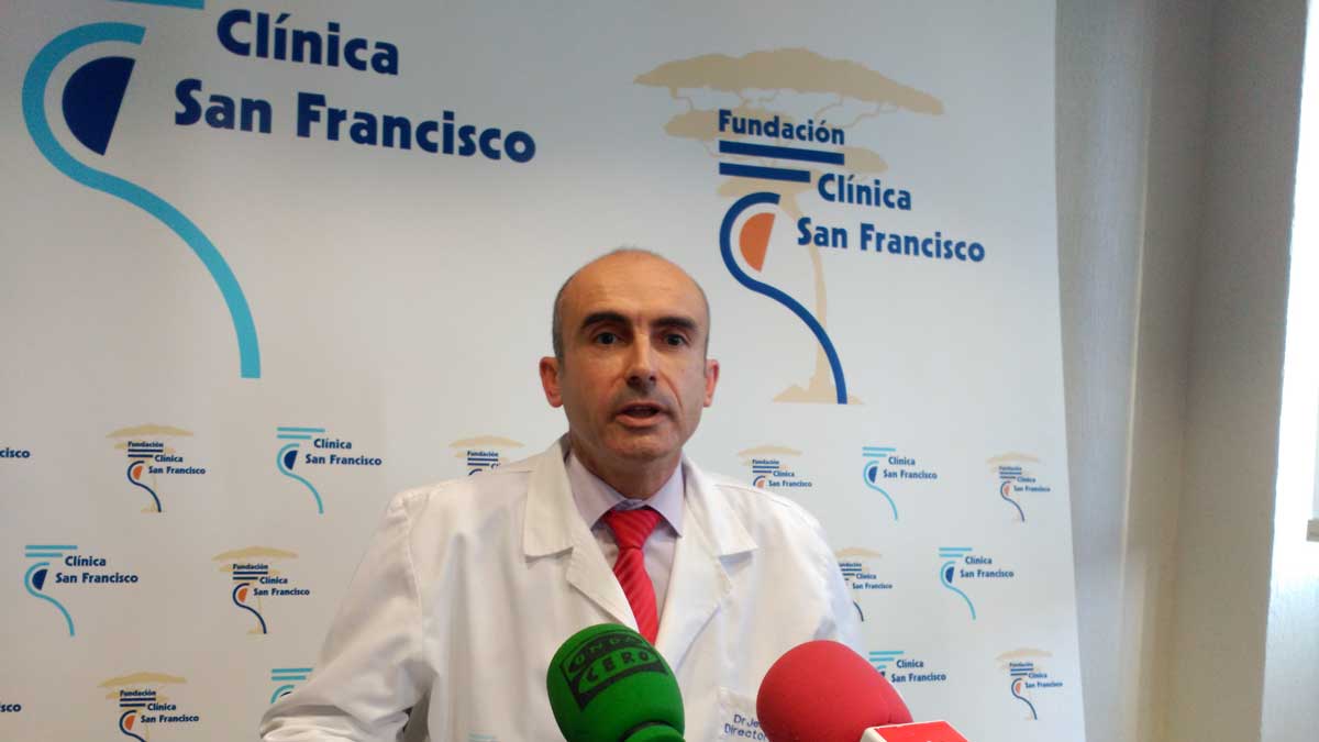 El director médico de la Clínica San Francisco, Jesús Saz. | L.N.C.