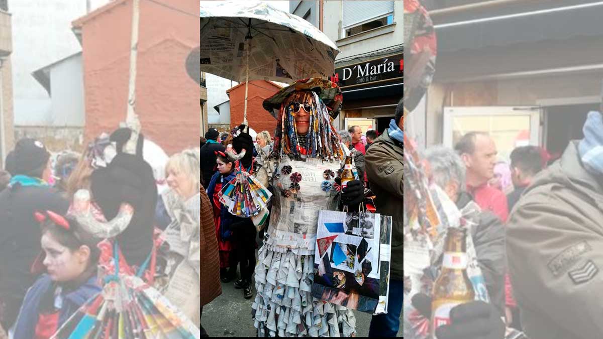 Fotografía de archivo de Antonio Tostón, durante un carnaval. | ABAJO