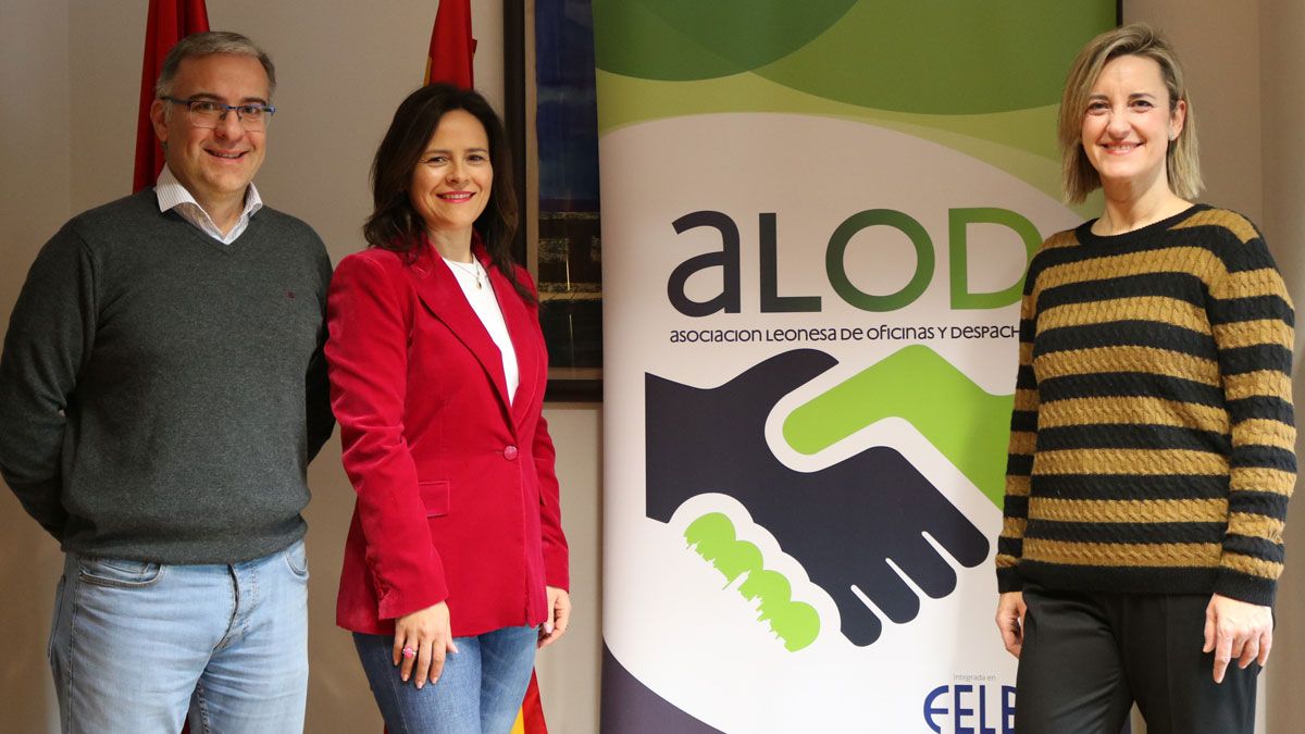Miembros de la nueva directiva de la Asociación Leonesa de Oficinas y Despachos Miembros de la nueva directiva de la Asociación Leonesa de Oficinas y Despachos