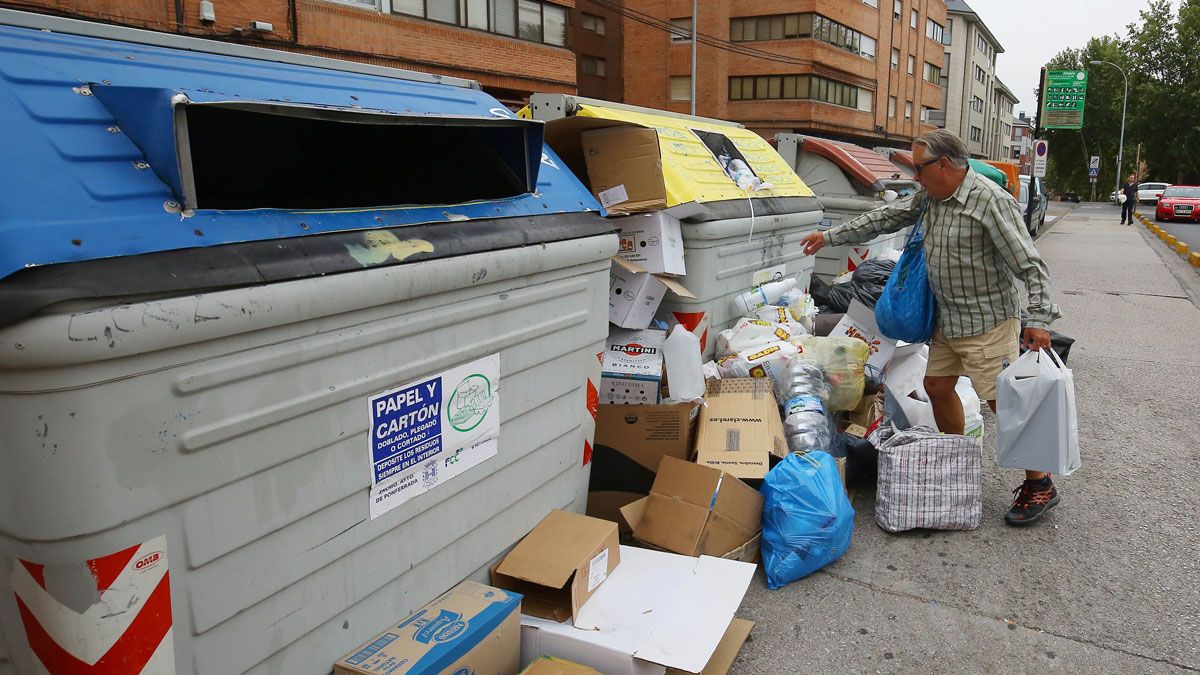 Las huelgas de basura anteriores dejaron una Ponferrada muy tocada.