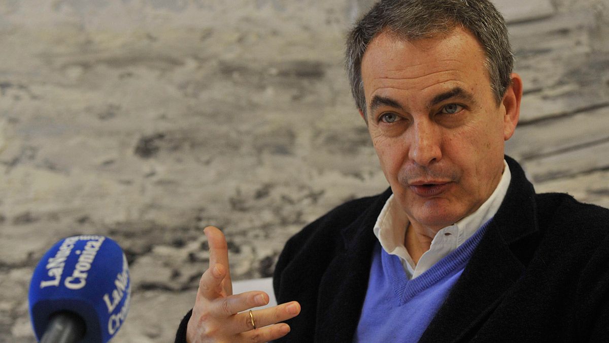 José Luis Rodríguez Zapatero, en una entrevista con La Nueva Cronica. | Daniel Martín