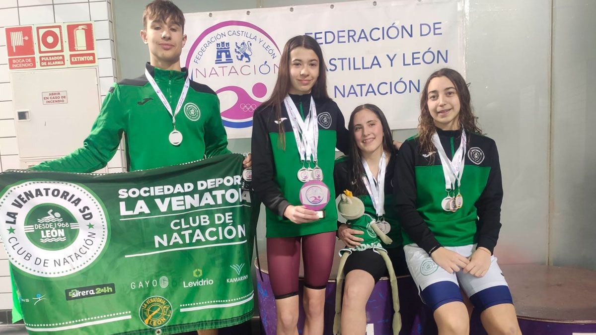 Imagen de varios de los medallistas de La Venatoria. | L.N.C.