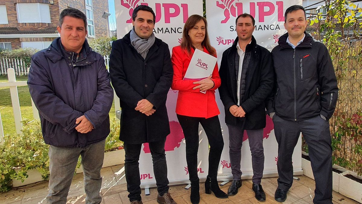 Miembros del Comité Ejecutivo Provincial de UPL en Salamanca