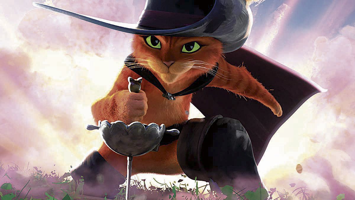 El personaje animado al que pone voz el actor malagueño Antonio Banderas.