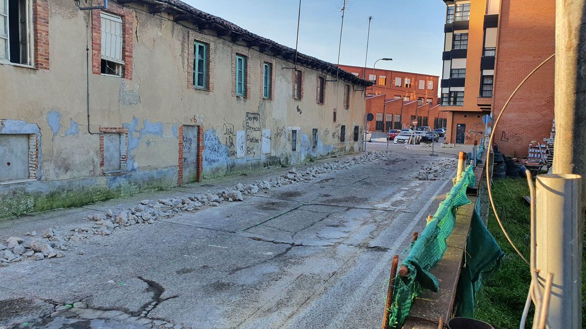 Imagen de la calle Ejido Quintín donde se está realizando las obras. | L.N.C. Imagen de la calle Ejido Quintín donde se está realizando las obras. | L.N.C.